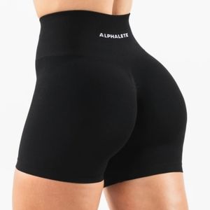 Alphalete amplify shorts black